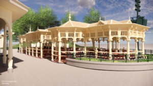 Disneyland Paris deelt update over overdekt terras Casey’s Corner © Disney