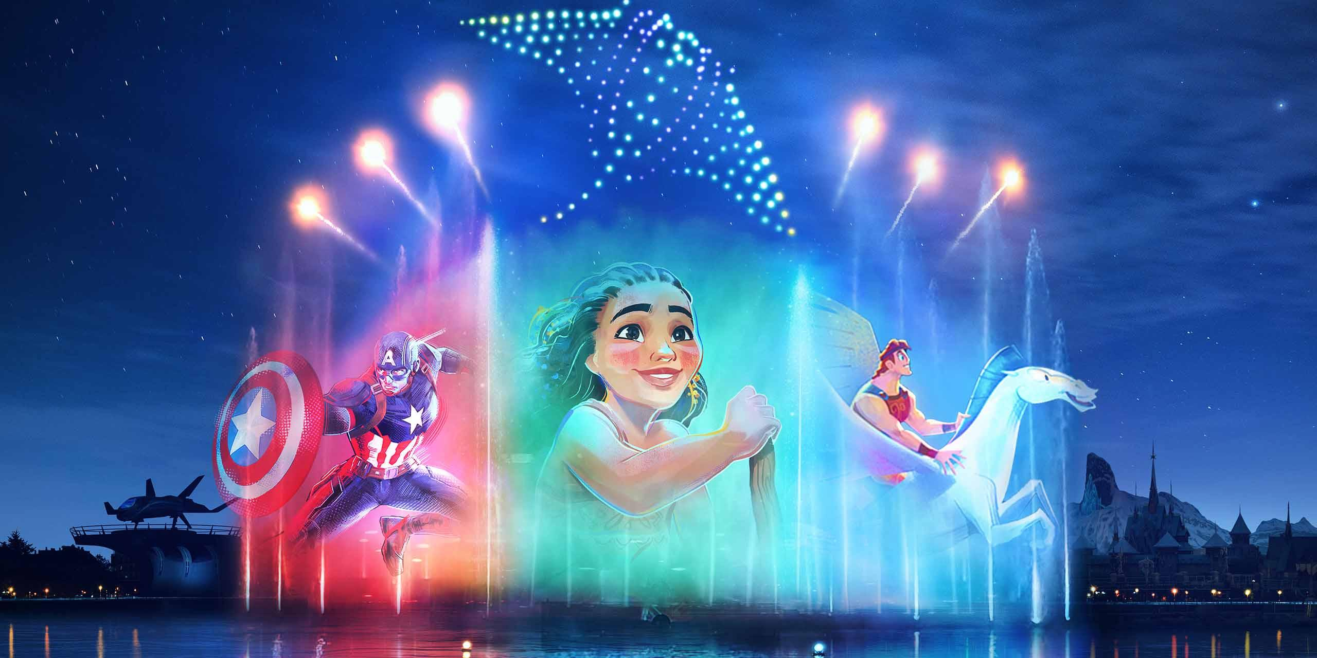 Disney Cascade of Lights - © Disney